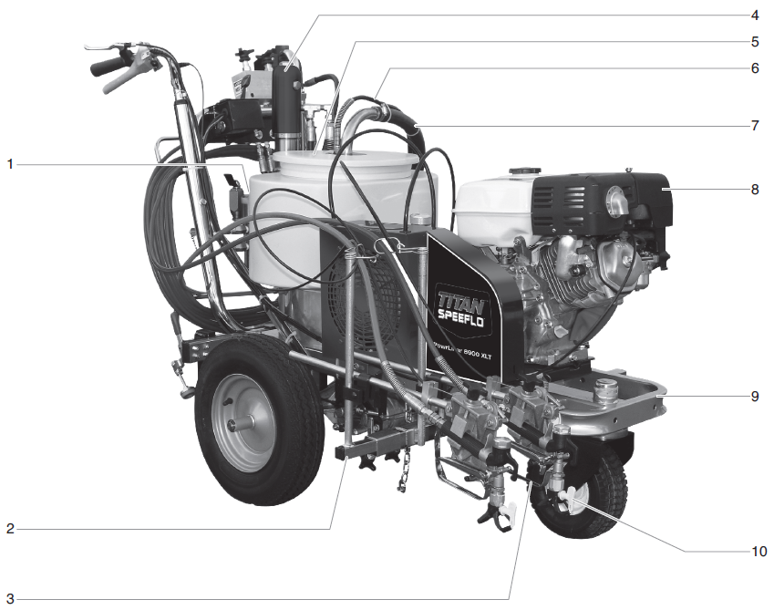 PowrLiner 8900XLT SP Main Assembly — Gas Model